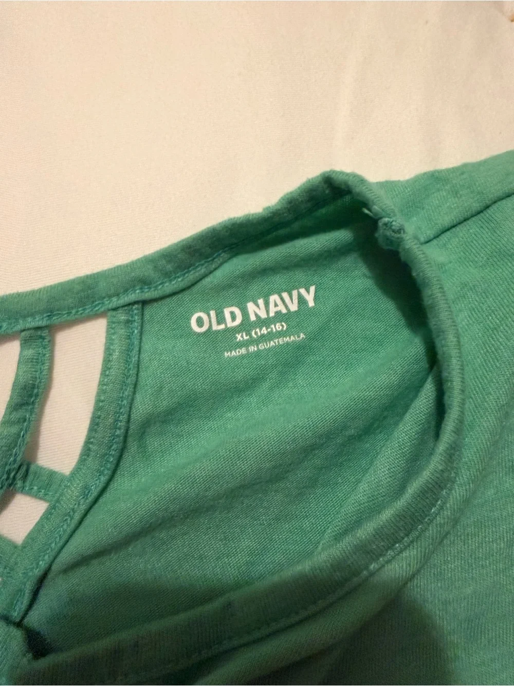Old Navy Green Girls' Rainbow Flower Tee